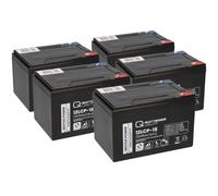 Batería Recargable Compatible 60 V 15 Ah (5 x 12 V 15 Ah) E-Scooter E-Roller