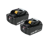 Batería recargable compatible con Makita 6.0Ah 18V BL1830 BL1850 BL1840 BL1860 BL1815, LED reemplazable de iones de litio(2PCS 5.0Ah)