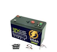 Batería Recargable De 12V, 60Ah, 80Ah, 100Ah, 120Ah For Energía Solar, Buscador De Peces, Rueda Eléctrica, Iluminación, Barco, Hogar, RV(80Ah (charger))