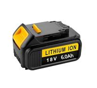 Batería recargable de iones de litio compatible con herramientas eléctricas DeWalt de 18 V y 6000 mAh con LED, repuesto DCB205, DCB204-2, 20 V y DCB206.(4000mAh)
