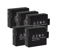 Batería Recargable De Iones De Litio De 3,7 V Y 900 MAh For Cámara De Acción con WiFi, Compatible con SJCAM SJ4000, SJ5000 Y SJ6000.(5PCS)