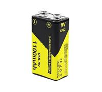 Batería Recargable De Iones De Litio De 9 V Y 1100 MAh, Tipo C, USB 6F22, For Helicóptero RC, Detector De Metales Y Micrófono.(1PCS Battery USB-9V)