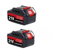 Batería Recargable de Iones de Litio de Gran Capacidad, 21 V y 15 000 mAh, Compatible con Makita, Llave eléctrica inalámbrica, Taladro, Destornillador y Herramientas eléctricas.(2pcs)