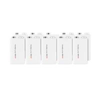 Batería Recargable De Litio De 9 V 6F22 De 680 MAh, Compatible Con Soshine, For Detector De Humo, Multímetro Y Masajeador.(10PC)