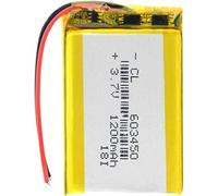 Batería Recargable De Polímero De Litio 3 7V 603450 Batería De Polímero De Litio 1200mAh para MP3 MP4 DVD Luz LED PSP.PC 1