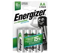 Batería Recargable Extreme AA (2.300 mAh, 4 ud., Mignon AA)