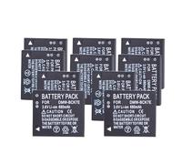 Batería Recargable For Cámara DMW-BCK7 DMW-BCK7E - Compatible con Panasonic DMW-BCK7PP NCA-YN101G DMC-FP5 DMC-FP7 DMC-FH2 DMC-FH5(10Pcs Battery)