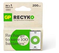 Batería recargable - GP - ReCyko - 9 V - 200 mAh - NiMH