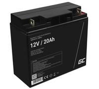 Batería recargable Green Cell AGM10 20000 mAh 12 V sellada negro