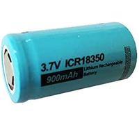 Batería Recargable ICR 18350 900mAh Batería Recargable De 3.7V Litum para La Lámpara LED LED,1 por Ciento
