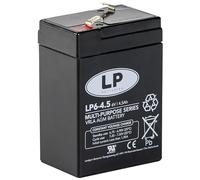 Batería Recargable Landport 6V 4.5Ah (20Hr/desc.) para Seguridad - Tecnología VRLA AGM/Modelo NSA LP6-4.5 T