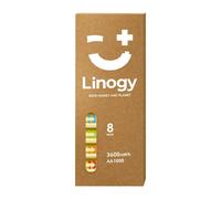 Batería Recargable Linogy AA Li-ion Pro Set de 8 Unidades 1.5V 3600 mWh