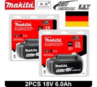 Batería recargable mejorada BL1860 Makita de última generación, 18V 6Ah de litio para Makita 18V, compatible con las baterías BL1840, BL1850, BL1830, BL1860B LXT 400 Makita 6AhX4--10C