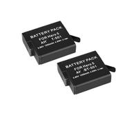 Batería Recargable Negra De 1250 MAh - Compatible con AHDBT 501 - Compatible con GoPro Hero 5 Hero 6 Hero 7(2PCS)
