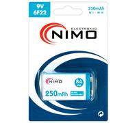 Batería Recargable Ni-Mh 9V 250mAh - NIMO