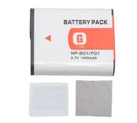 Batería Recargable NP BG1, Batería de 1400 MAh, Batería de Alta Seguridad para DSC W30, Batería de Cámara NP FG1 Liviana y Portátil, para DSC W30 DSC W40 DSC W50 DSC W85