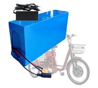 Batería Recargable para Bicicleta Eléctrica, 48 V 10 Ah 13S6P, Batería De Iones De Litio con Protección BMS Y Cargador para Karts, Patinetes Y Resistente Al Agua. XT30+JST