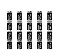 Batería Recargable USB De 9 V, 1100 MAh, Tipo C, 6F22, 9 V, De Iones De Litio, Compatible Con Helicópteros RC, Multímetros Y Juguetes.(9V 1100mAh 20pc)