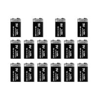 Batería Recargable USB De 9 V, 1100 MAh, Tipo C, 6F22, 9 V, De Iones De Litio, Compatible Con Helicópteros RC, Multímetros Y Juguetes.(9V 1100mAh 16pc)