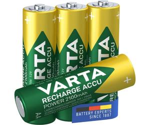 Batería recargable Varta 56706B AA NiMH 2100 mAh pack 4 unidades
