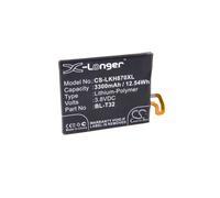 Batería recargable - VHBW - para LG G6 / AS998 (reemplaza BL-T32) - 3300 mAh - 3,8 V - Li-polímero