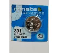 Batería Renata 391 SR1120 W Plateado 1,55 V Fabricada en Suiza (electrónico/baterías/Pilas de Reloj)