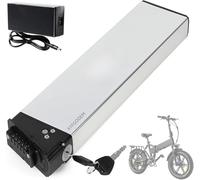 Batería Repuesto Bicicleta eléctrica Plegable 48V 8Ah 10,4Ah 12Ah 14Ah Interna de Litio 36V 10Ah 12,5Ah 15Ah 17, con Cerradura