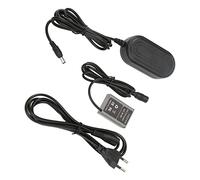 Batería Simulada con Acoplador de CC, Batería Simulada de Cámara con Salida de 8V 3A CA 100-240V para Cargar (Enchufe Europeo)
