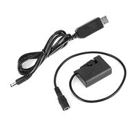 Batería simulada para cámara, USB a ACK-E10 Adaptador de Fuente de alimentación de acoplador de CC Totalmente decodificado para Rebel T3 T5 T6 T7 T100 1100D 1200D 1300D 2000D 4000D KissX50 K