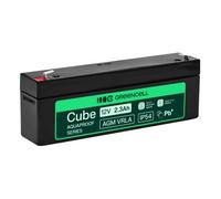 Batería sin mantenimiento Green Cell AGM VRLA 12V 2.5Ah para cajas registradoras, juguetes (178x36x66mm)