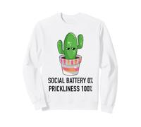 Batería Social 0% Prickliness 100% Cactus introvertido Sudadera