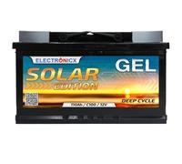 Batería Solar GEL 12V 110Ah - Sin Mantenimiento, Descarga Lenta, Para Caravana, Barco, Jardín, Sistemas Off-Grid - Electronicx Solar Edition