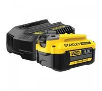 Batería STANLEY V20 de 18 V y 4 Ah y cargador FatMax SFMCB14M1