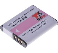 Batería T6 Power para cámara digital Kodak, número de pieza LB-050, Li-Ion, 3,7 V, 700 mAh (2,6 Wh), color negro