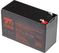 Batería T6 Power para NP12-7.2, 12 V, 7,2 Ah