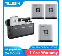 Batería TELESIN Endurence de 1950 mAh para GoPro Hero 13, batería para bajas temperaturas, caja de carga con 3 ranuras para tarjetas TF para GoPro 13 1 Charger 2B