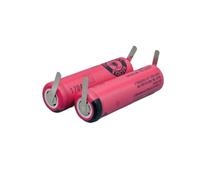 Batería UR14500AC de 3,7 V y 740 mAh Cepillo de Dientes eléctrico Compatible con Braun Oral B Pro 2 (Tipo 3766, IO4, IO5, IO6, IO7, IO9, IO8, 3758 y 3759)(2pcs,Battery with Welding Rod)