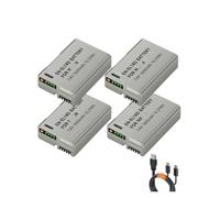 Batería USB For Cámara EN-EL14, EN-EL14a, EN-EL14a, 1650 MAh, Compatible con Nikon P7000, P7800, D3100, D3400, D3500, D5100, D5300, D5600 Y P7700.(4battery)