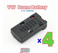 (Batería V17 4 piezas) Batería original JHD 4DRC V17 para avión, accesorios originales para avión 4D-V17