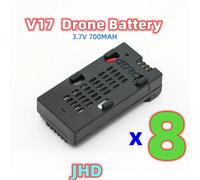 (Batería V17, 8 unidades) Batería original para avión 4DRC V17 de JHD para accesorios originales de