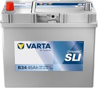 Batería Varta B34 Blue Dynamic. 12V - 45Ah/330A (EN) Caja B24 (238x129x227mm)