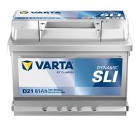 Batería Varta D21 Silver Dynamic 61 Ah - 600 A