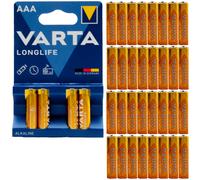 Batería Varta Longlife AAA Micro 4103 8 X 4 Piezas LR03 1,5V Hecho En Alemania