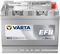 Varta N72 batería 72Ah Blue Dynamic EFB