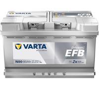 Batería para coche Varta Start-Stop N80 12V 80Ah 800A EN borne + DCHA