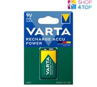 Batería Varta Recharge Accu Power 9V Hr22 Nimh 200Mah E-Block Transistor NUEVO
