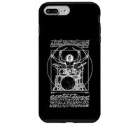 Batería Vitruvian Percussion Leonardo Da Vinci Vintage Tambores Carcasa para iPhone 7 Plus/8 Plus