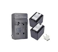 Batería VW-VBT380 VBT380 VW-VBT190 VBT190, Compatible con Panasonic, For HC-V110, HC-V130, HC-V160, HC-V180, HC-V201, HC-V250, HC-V26(2pcs and Charger)