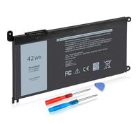 Batería WDX0R de 42 WH para Laptop DELL Inspiron 15 7579 7569 5578 5565 5567 5568 5570 5775 5579 7560 7570, 13 5378 5368 7375 7368 7378. Serie 17 5765 5767 5770 P69G001 P58F P58F001 P75F P66F P69G