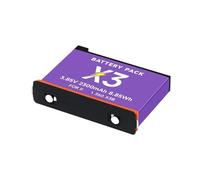 Batería X3 + 2 Ranuras For Cargador De Batería, 2300 MAh, Accesorios For Cámara De Acción Panorámica, Compatible con Insta360 One X3(1PCS)
